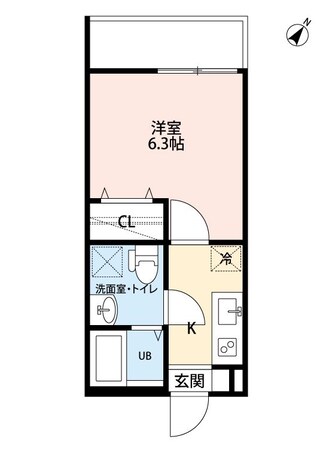 東枇杷島駅 徒歩7分 1階の物件間取画像